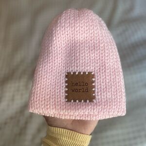 Hello World Newborn Hat